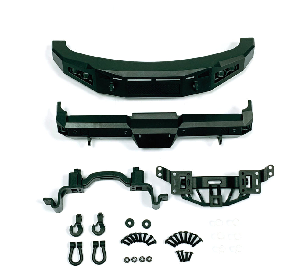 CEN Racing Complete Black Bumper Set for F-250 Chassis Front & Rear (ONLINE ORDER ONLY)