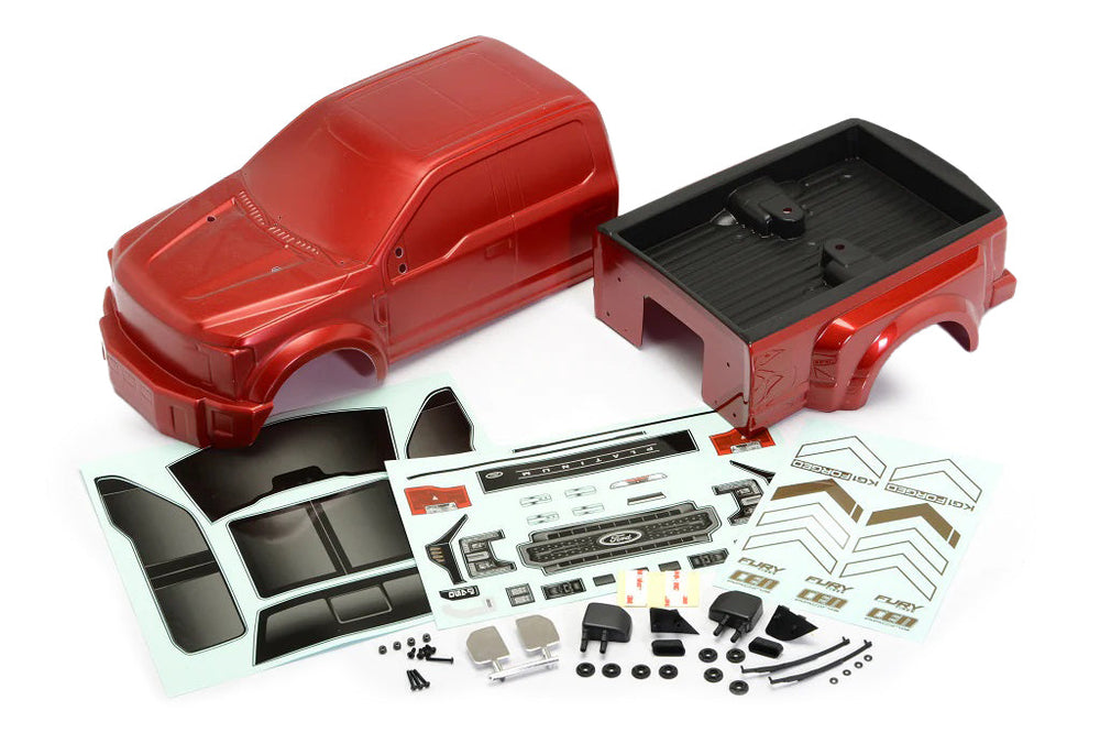CEN Racing FORD F-450 SD Complete Body Set (Candy Apple Red) CEGCD0904 447mm (ONLINE ORDER ONLY)