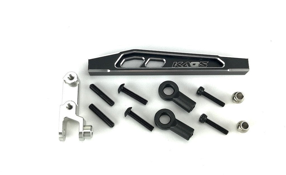 CEN Racing KAOS CNC Aluminum Front 4th Suspension Link Set (Upper Left 69mm Black/Silver) F450 (ONLINE ORDER ONLY)