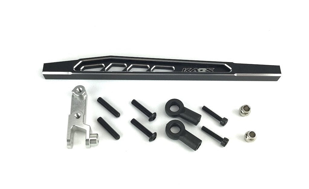 CEN Racing KAOS CNC Aluminum Rear 4th Suspension Link Set (Upper Right 117mm Black/Silver) F450 (ONLINE ORDER ONLY)