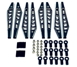 CEN Racing KAOS Suspension Linkage Set for F250 chassis black anodized CNC aluminum 8pcs CEGCKD0380 (ONLINE ORDER ONLY)