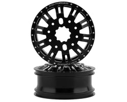 CEN KG1 KD004 DUEL Front Dually Aluminum Wheel (Black) (2) (ONLINE ORDER ONLY)