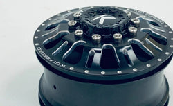 CEN KG1 KD004 DUEL Front Dually Aluminum Wheel (Black) (2) (ONLINE ORDER ONLY)
