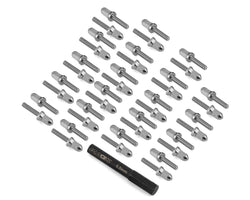 CEN Racing Bullet Wheel Lug(silver chrome M2.5 studs with tool 40pcs) (ONLINE ORDER ONLY)