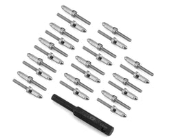 CEN Racing Bullet Wheel Lug(Silver chrome M2 studs with tool 24pcs) (ONLINE ORDER ONLY)