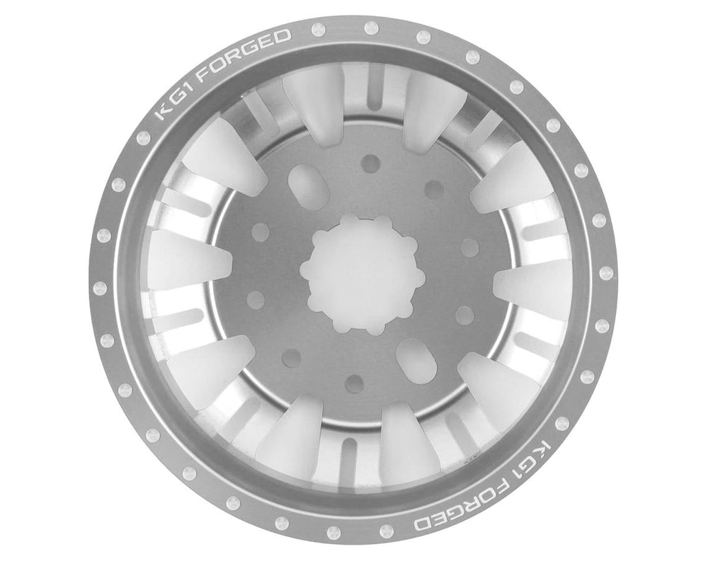 CEN Racing KG1 KD004 DUEL Rear Dually Aluminum Wheel (Silver) (2) (ONLINE ORDER ONLY)