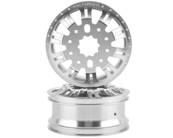 CEN Racing KG1 KD004 DUEL Rear Dually Aluminum Wheel (Silver) (2) (ONLINE ORDER ONLY)