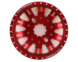 CEN KG1 KD004 DUEL Front Dually Aluminum Wheel (Red) (2) (ONLINE ORDER ONLY)