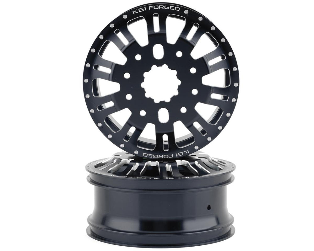 CEN KG1 KD004 DUEL Rear Dually Aluminum Wheel (Gun Metal) (2) (ONLINE ORDER ONLY)