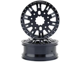 CEN KG1 KD004 DUEL Rear Dually Aluminum Wheel (Gun Metal) (2) (ONLINE ORDER ONLY)