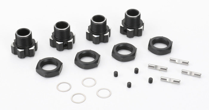 CEN Racing Aluminum 17mm Wheel Hex Drive with Nuts and Pins for Colossus XT (ONLINE ORDER ONLY)