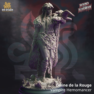 Celine de la Rouge (Female Vampire Druid) (Online Order Only)