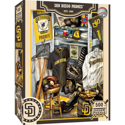 San Diego Padres - Locker Room 500 Piece Jigsaw Puzzle (ONLINE ORDER ONLY)