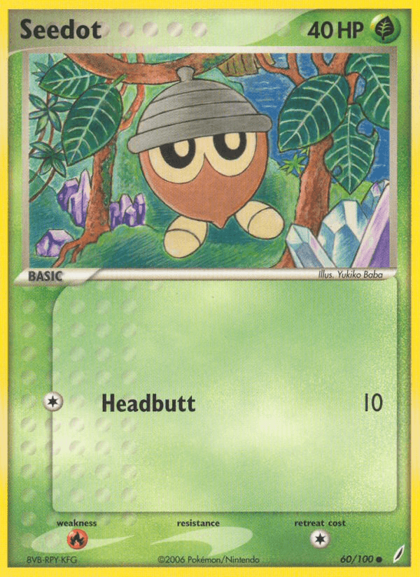 Seedot (60/100) [EX: Crystal Guardians] (Online Only)