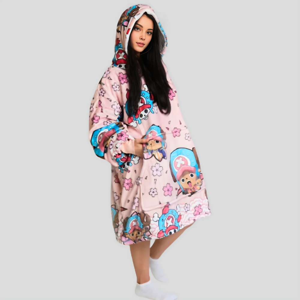 Tony Chopper One Piece Wearable Blanket Hoodie for Kids & Adults | OLM Toys (ONLINE ORDER ONLY)
