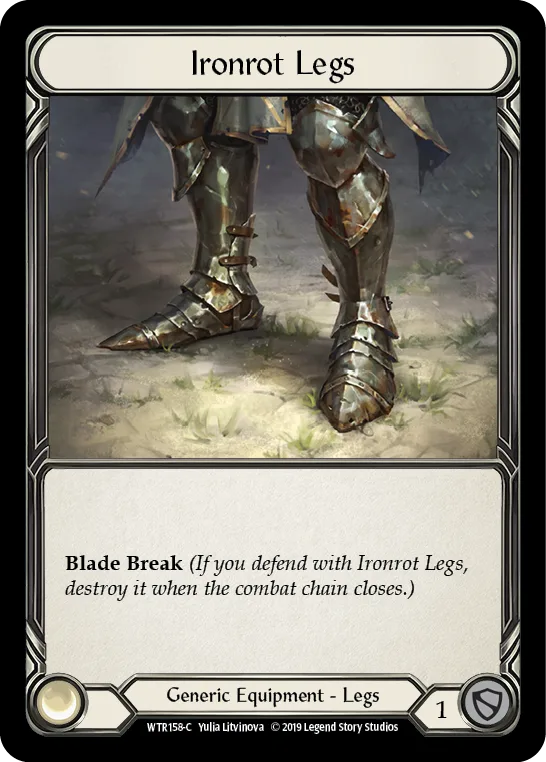 Ironrot Legs [WTR158-C] (Welcome to Rathe)  Alpha Print Cold Foil - Anime Imports LLC