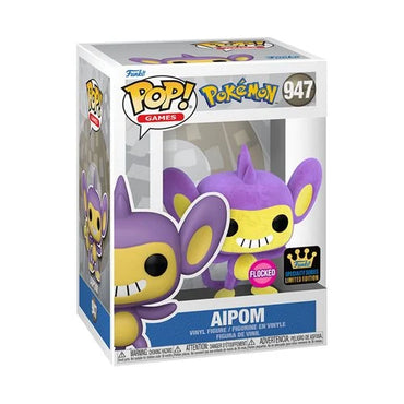 Pokemon Aipom Flocked Funko Pop! Vinyl Figure #947 - Specialty Series (ONLINE ORDER ONLY)
