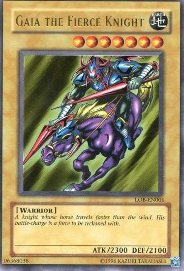 Gaia The Fierce Knight [LOB-EN006] Ultra Rare (ONLINE ORDER ONLY)