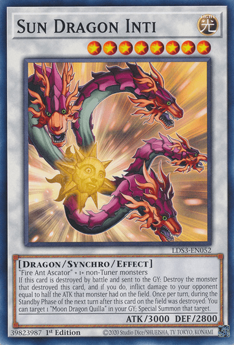 Sun Dragon Inti [LDS3-EN052] Common (ONLINE ORDER ONLY)
