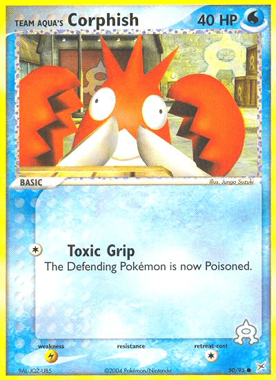 Team Aqua's Corphish (50/95) [EX: Team Magma vs Team Aqua] (Online Only)