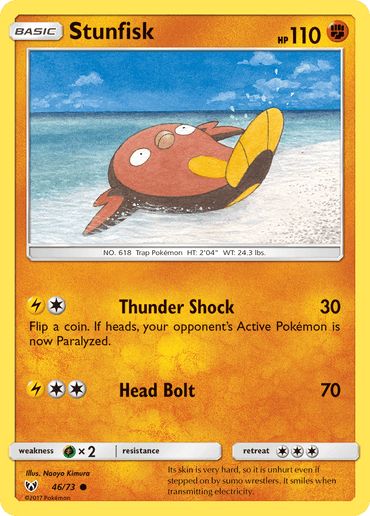 Stunfisk (46/73) [Sun & Moon: Shining Legends] (Online Only)