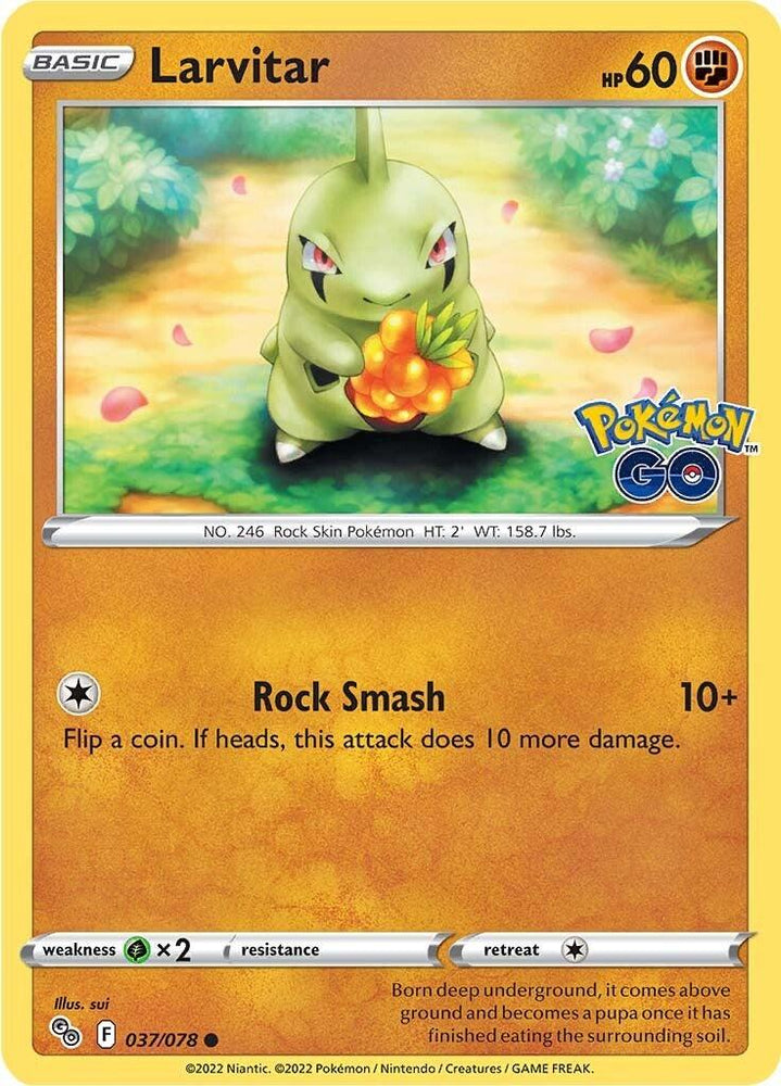 Larvitar (037/078) [Pokémon GO] (Online Only)
