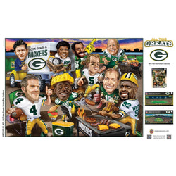Green Bay Packers - All Time Greats 500 Piece Jigsaw Puzzle (ONLINE ORDER ONLY)