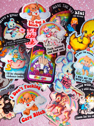Chainsaw Bunny Sticker