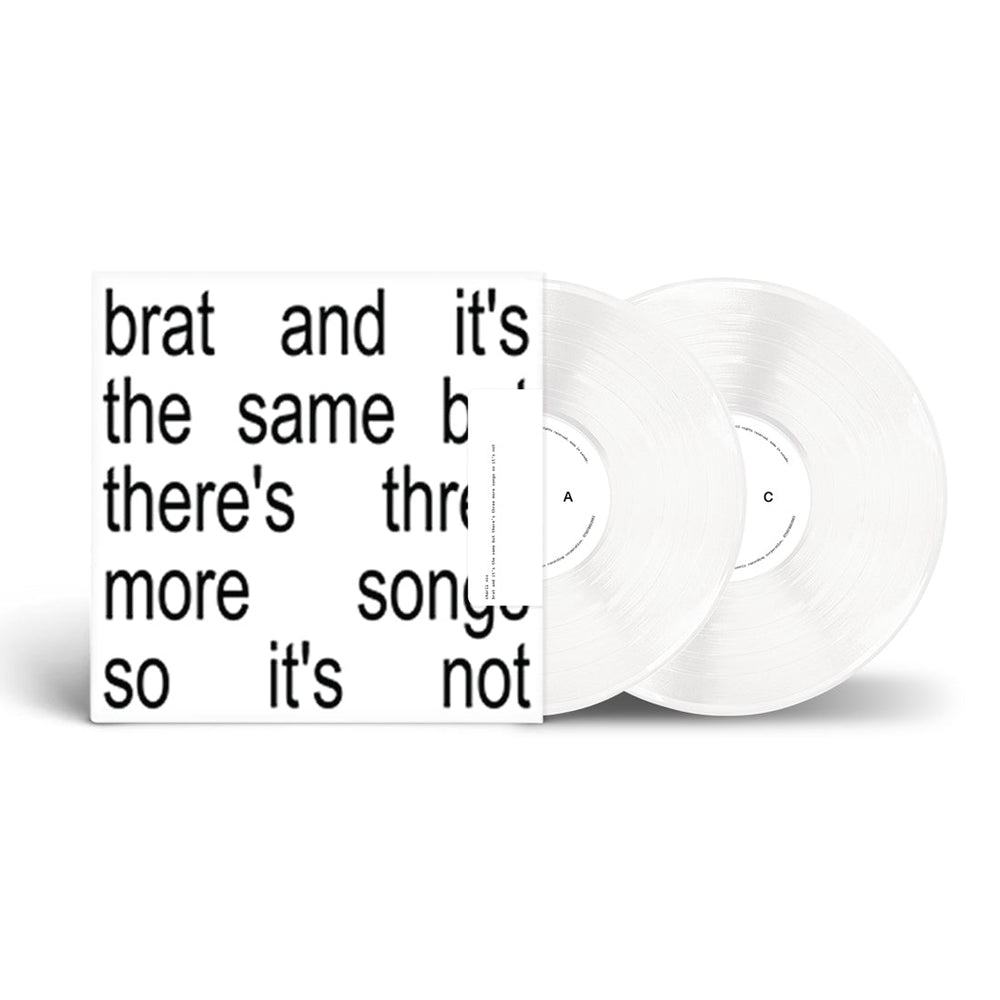 Brat And It's The Same But There's Three More Songs So It's Not (Colored Vinyl, White) (2 Lp) [Vinyl] (ONLINE ORDER ONLY)