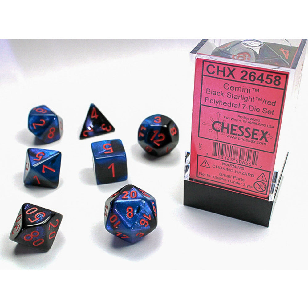 CHESSEX: POLYHEDRAL Gemini DICE SETS (Online Order Only)