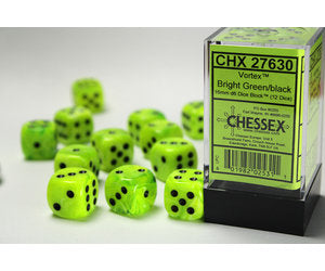 Chessex: D6 Vortex Dice set - 16MM (Online Order Only)