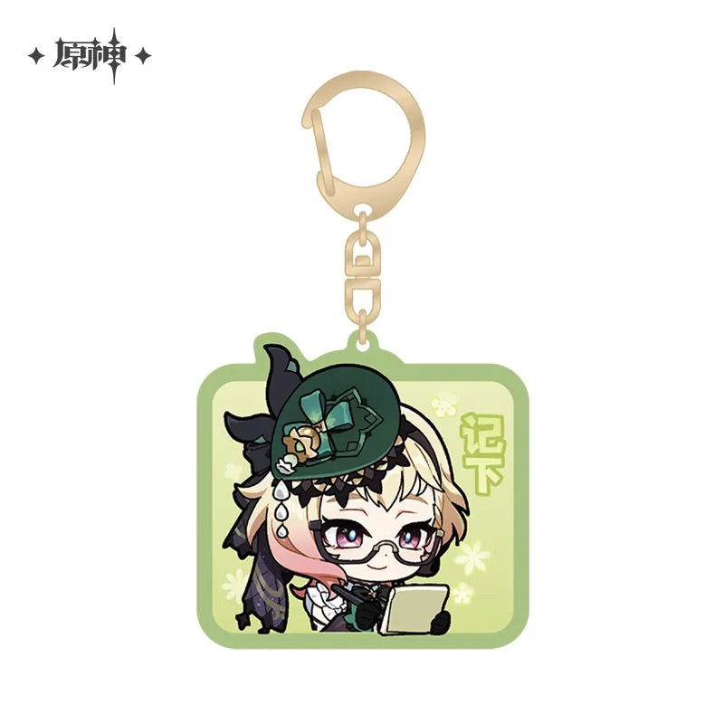 Chibi Emojis Series Acrylic Keychain Court of Fontaine (ONLINE ORDER ONLY)