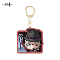 Genshin Impact Chibi Emojis Series Acrylic Keychain Court of Fontaine
