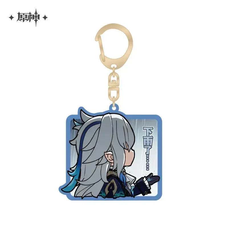 Genshin Impact Chibi Emojis Series Acrylic Keychain Court of Fontaine