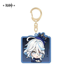 Genshin Impact Chibi Emojis Series Acrylic Keychain Court of Fontaine