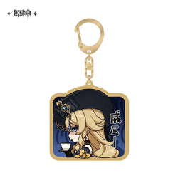 Genshin Impact Chibi Emojis Series Acrylic Keychain Court of Fontaine