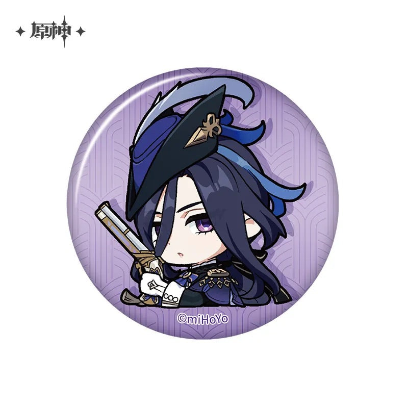 Chibi Emojis Series Badge Court of Fontaine (ONLINE ORDER ONLY)