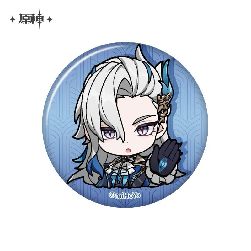 Chibi Emojis Series Badge Court of Fontaine (ONLINE ORDER ONLY)