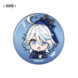 Chibi Emojis Series Badge Court of Fontaine (ONLINE ORDER ONLY)