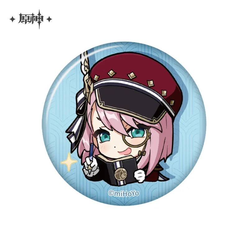 Chibi Emojis Series Badge Court of Fontaine (ONLINE ORDER ONLY)