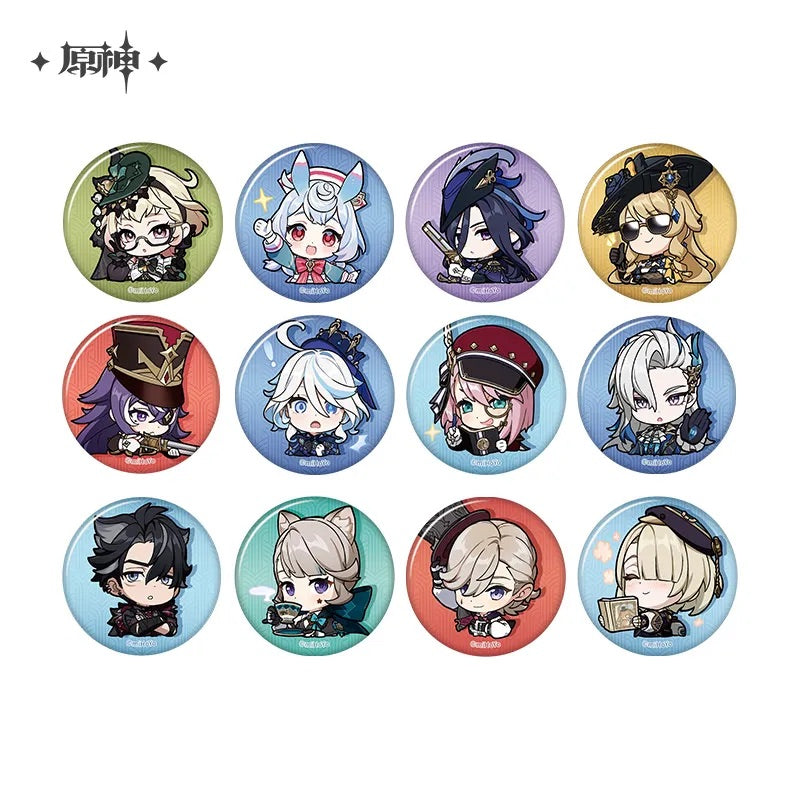 Chibi Emojis Series Badge Court of Fontaine (ONLINE ORDER ONLY)