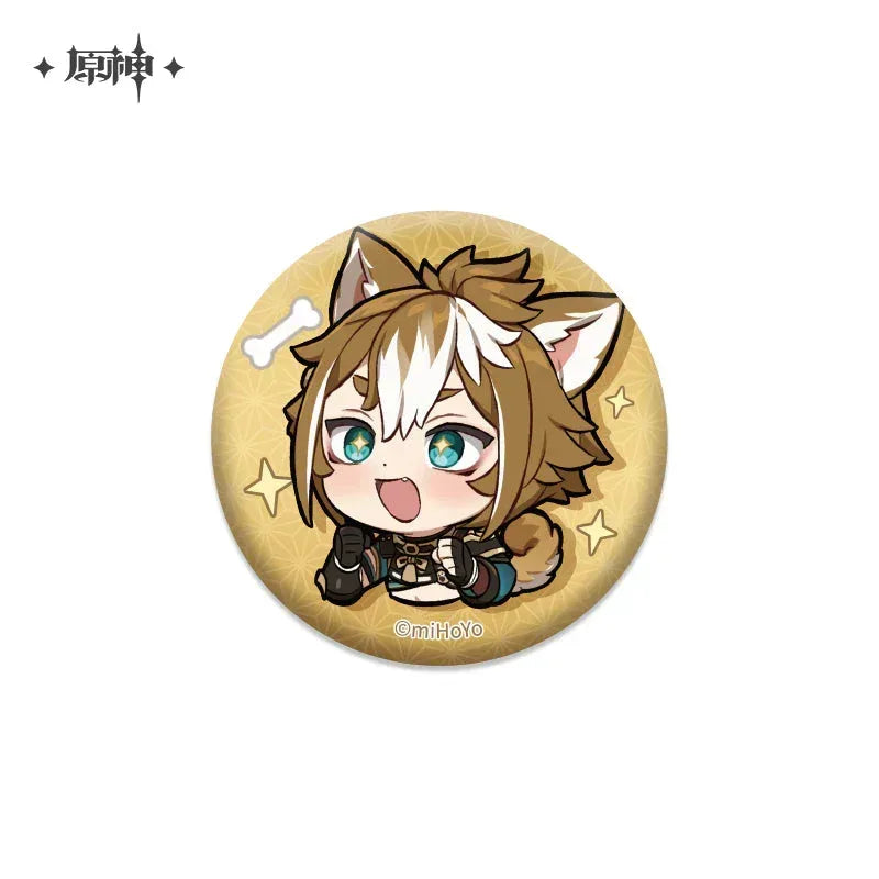 Genshin Impact Chibi Emojis Series Badge Vol.2