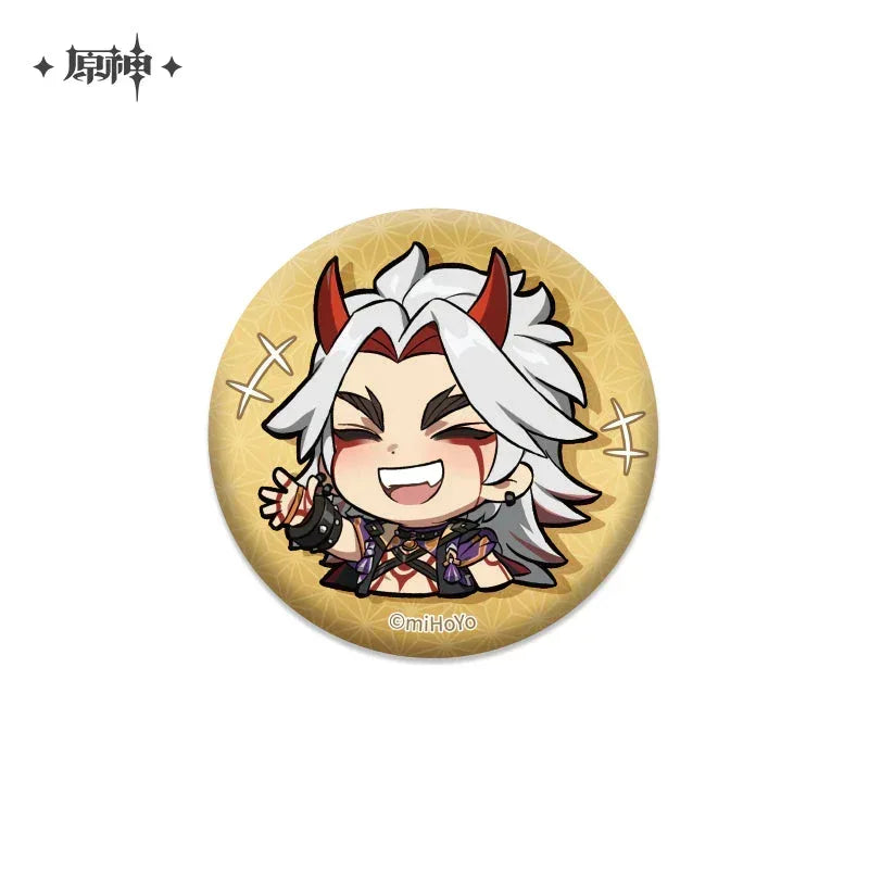 Genshin Impact Chibi Emojis Series Badge Vol.2