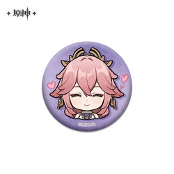 Genshin Impact Chibi Emojis Series Badge Vol.2