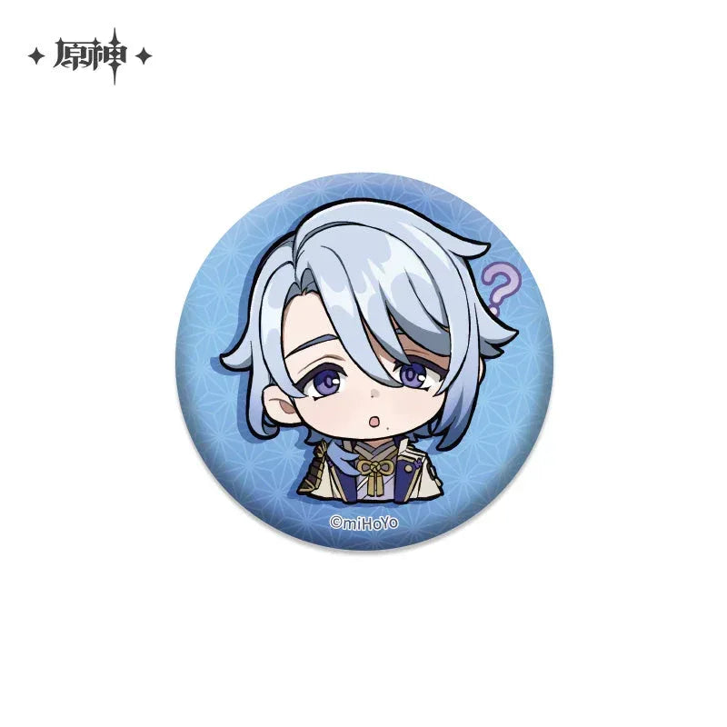 Genshin Impact Chibi Emojis Series Badge Vol.2