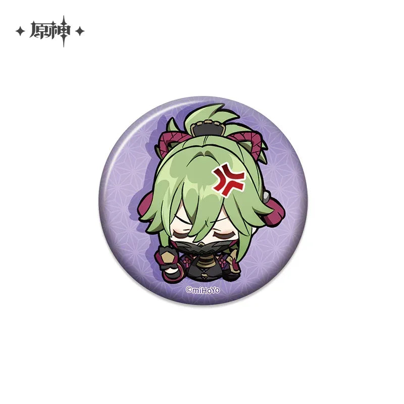 Genshin Impact Chibi Emojis Series Badge Vol.2