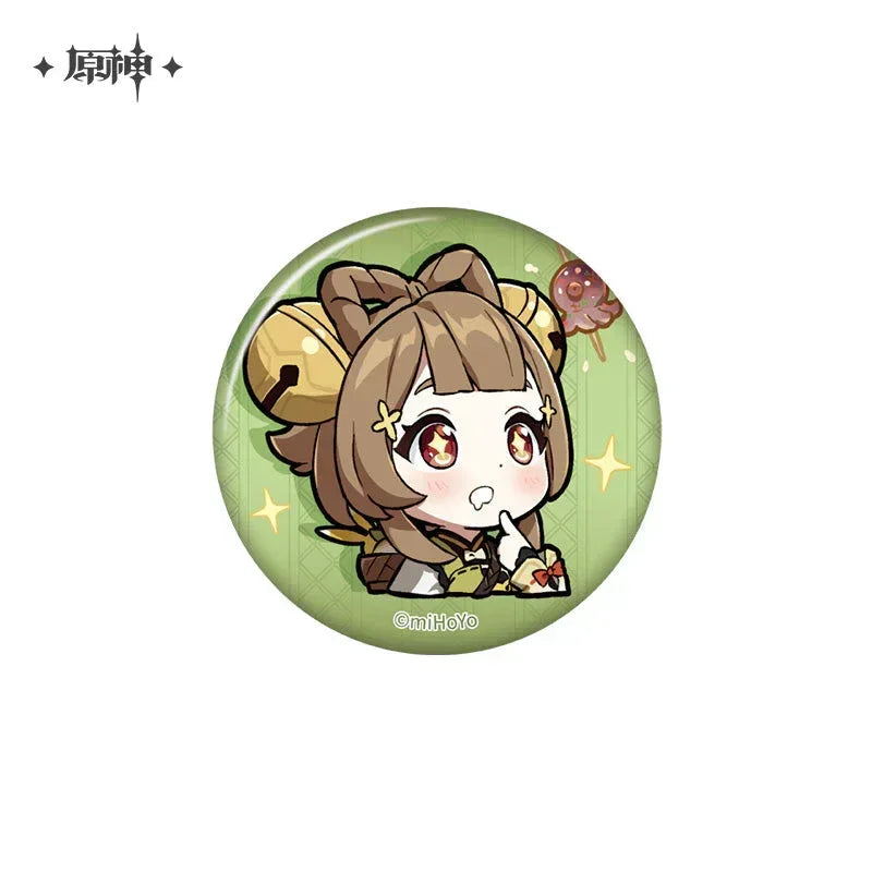 Genshin Impact Chibi Emojis Series Badge Vol.2