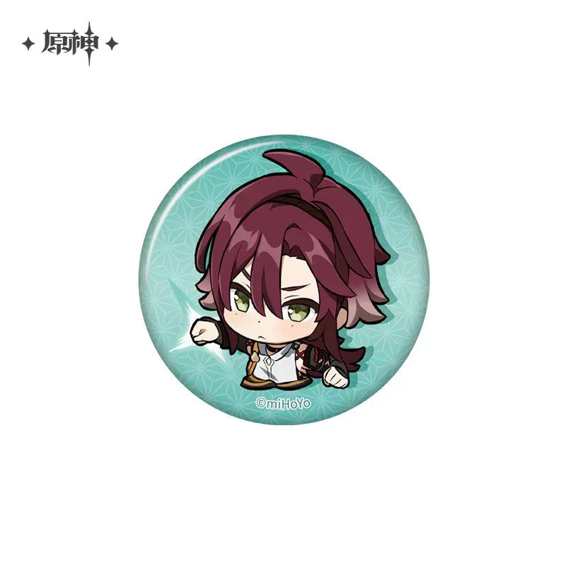 Genshin Impact Chibi Emojis Series Badge Vol.2