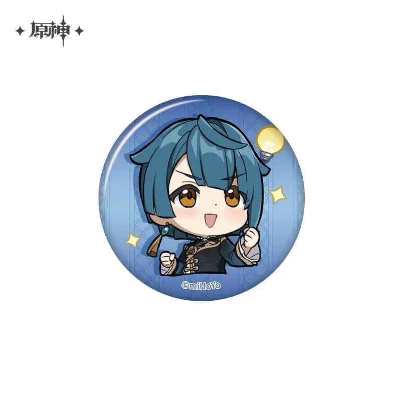 Genshin Impact Chibi Emojis Series Badge Vol.2