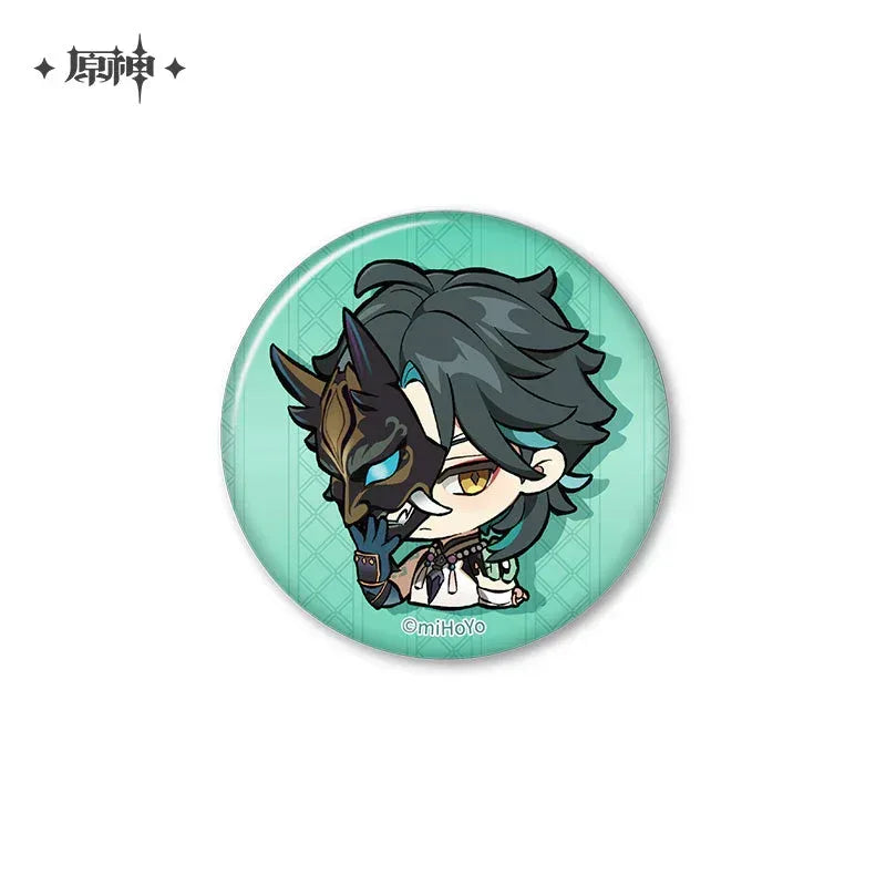 Genshin Impact Chibi Emojis Series Badge Vol.2
